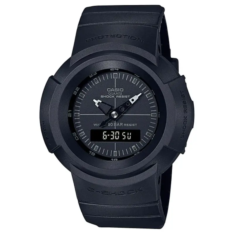 Casio G-Shock Aw-500Bb-1Edr Analog Digital Black Resin Strap Men's Watch 1