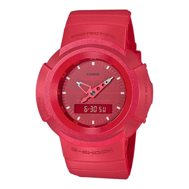 Casio G-Shock Aw-500Bb-4Edr Standard Analog Digital Red Unisex Watch 1