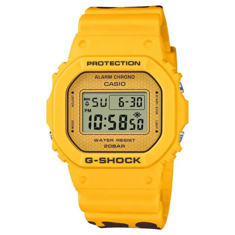 Casio G-Shock & Baby-G Digital Yellow Resin Strap Unisex Watch Slv-22B-9D 2
