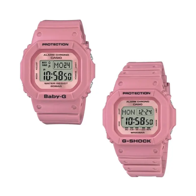 Casio G-Shock & Baby-G Lov-18B-4Dr Couple's Set 1