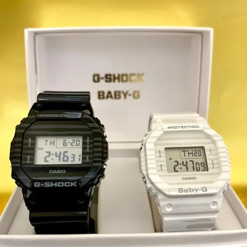 Casio G-Shock & Baby-G Slv-19B-1Dr Couple's Set 1