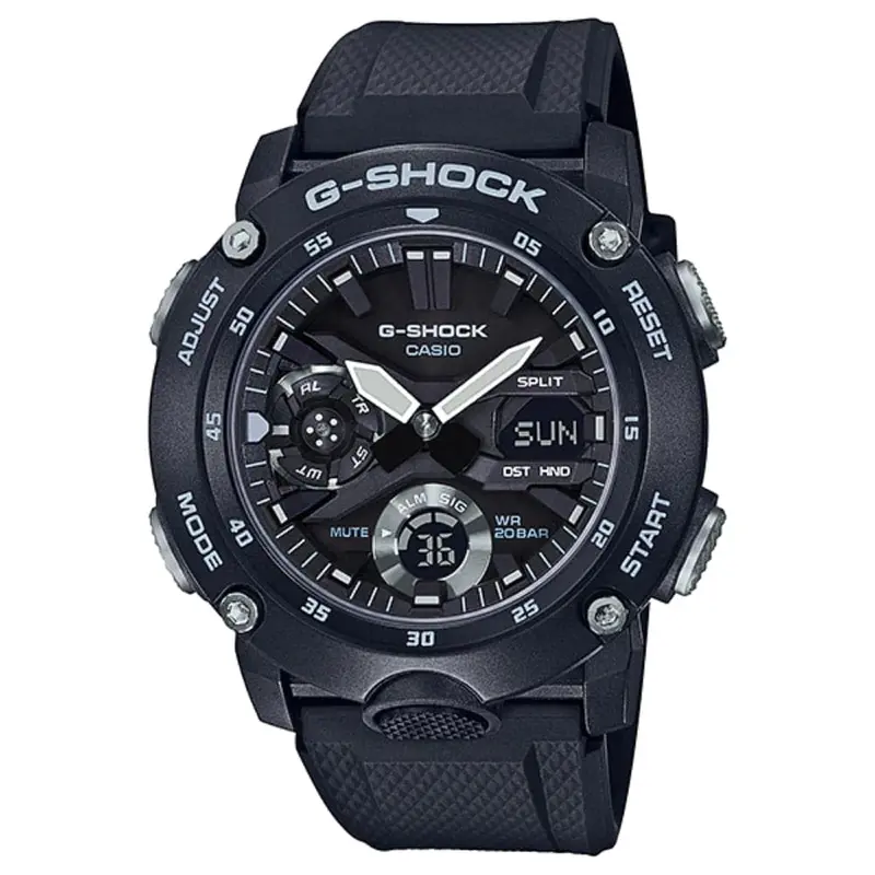 Casio G-Shock Black Dial Resin Strap Men Watch Ga-2000S-1Adr-P 1