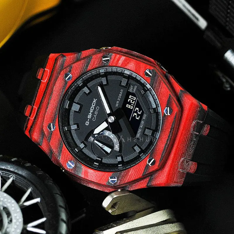 Casio G-Shock Black Dial & Resin Strap Men Watch Ga-2100-7Adr-M7 1