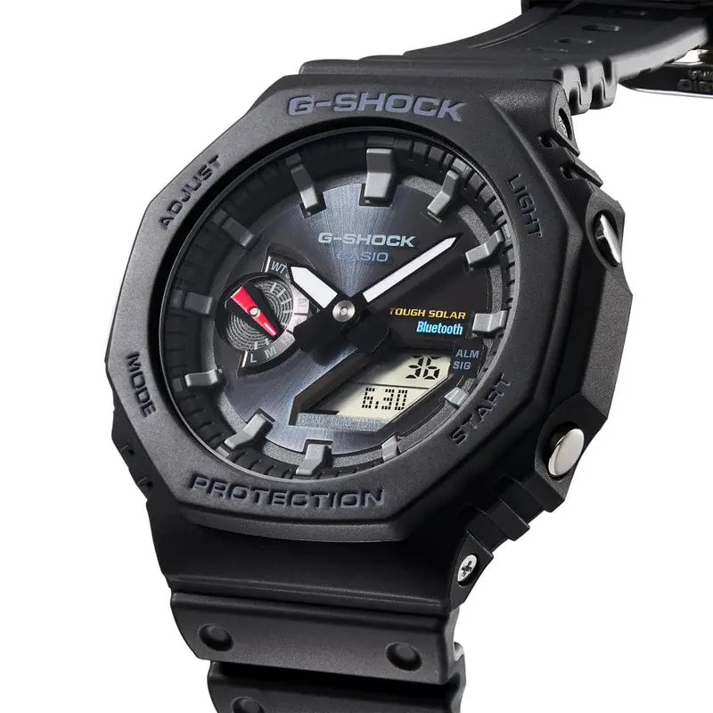 Casio G-Shock Black Dial & Resin Strap Men Watch Ga-B2100-1Adr 2