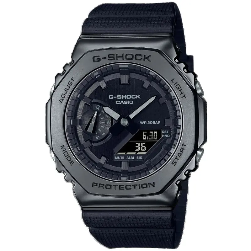 Casio G-Shock Black Dial & Resin Strap Men Watch Gm-2100Bb-1Adr-P 1