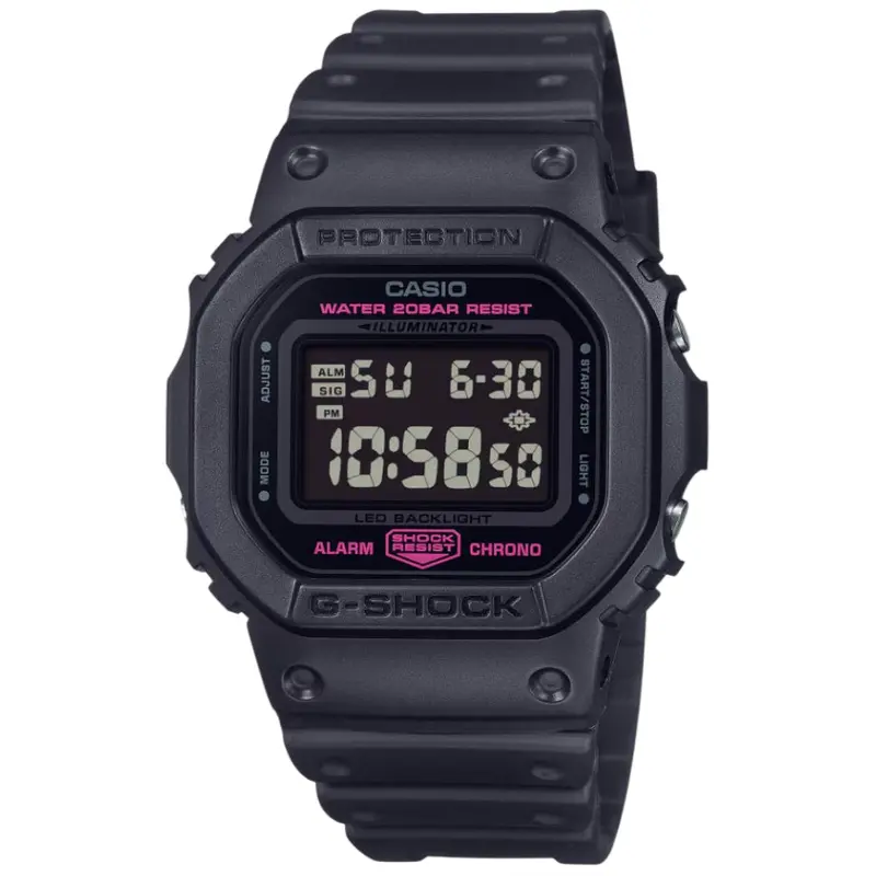 Casio G-Shock Black Resin Strap Men Watch Dw-5600Pk-1Dr-P 1