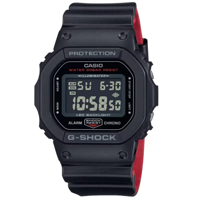 Casio G-Shock Black Resin Strap Men Watch Dw-5600Uhr-1Dr 1