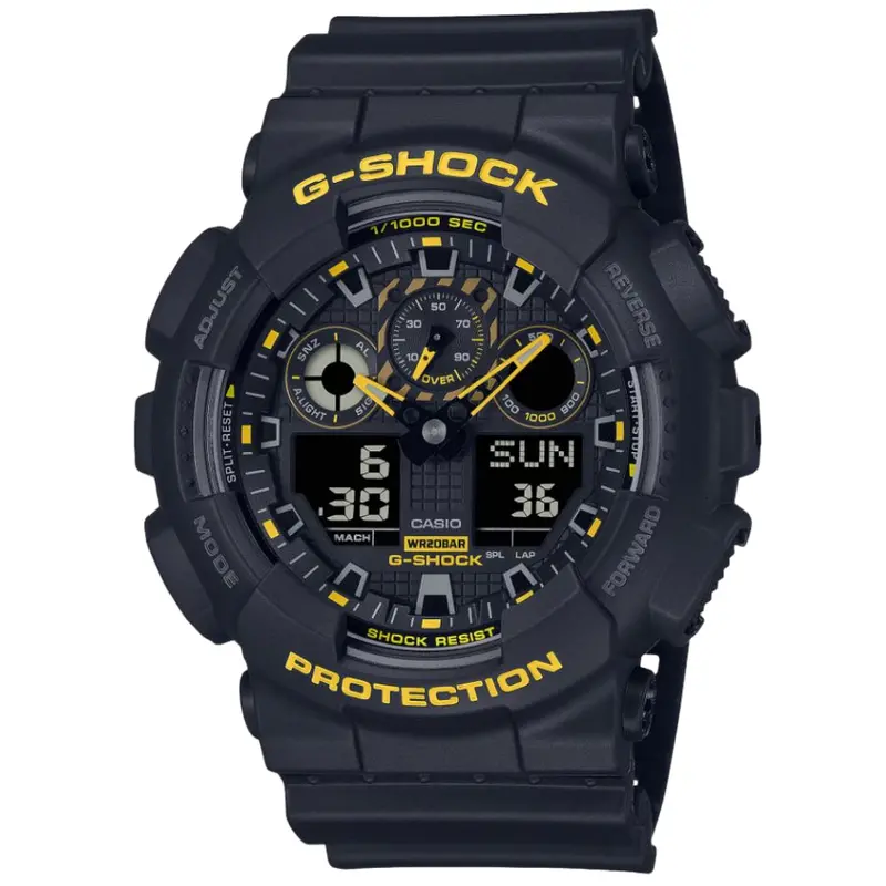 Casio G-Shock Black Resin Strap Men Watch Ga-100Cy-1Adr-P 1
