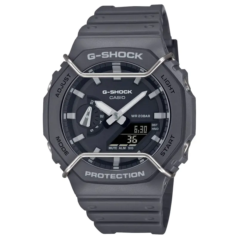 Casio G-Shock Black Resin Strap Men Watch Ga-2100Pts-8Adr 1