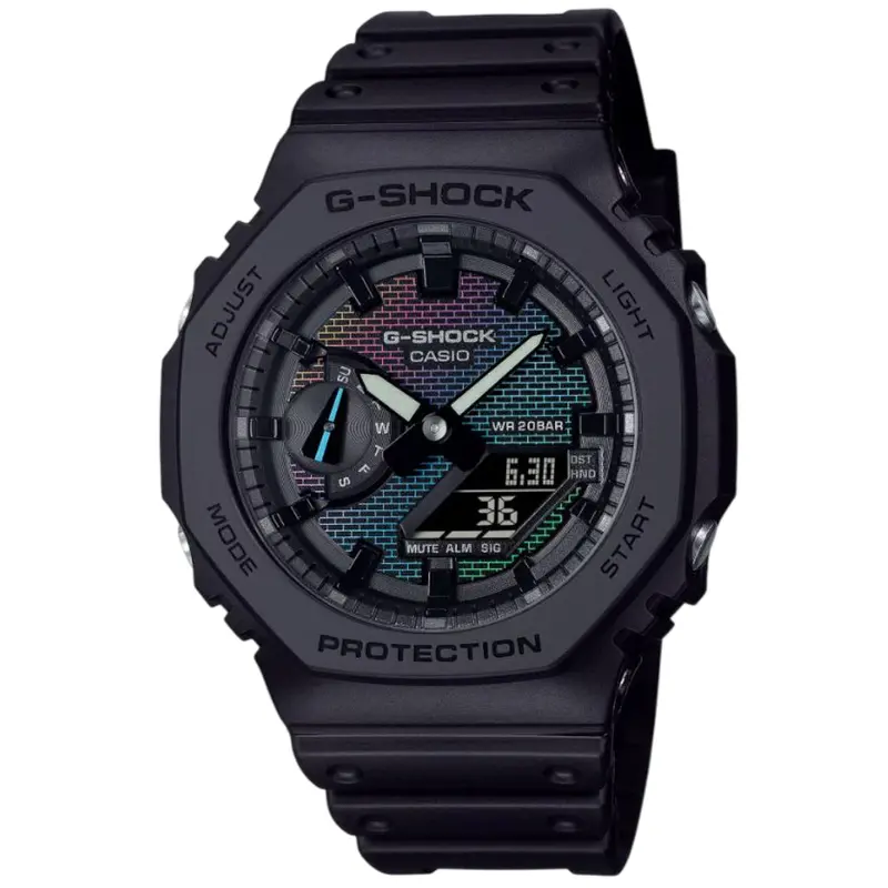 Casio G-Shock Black Resin Strap Men Watch Ga-2100Rw-1Adr-P 1