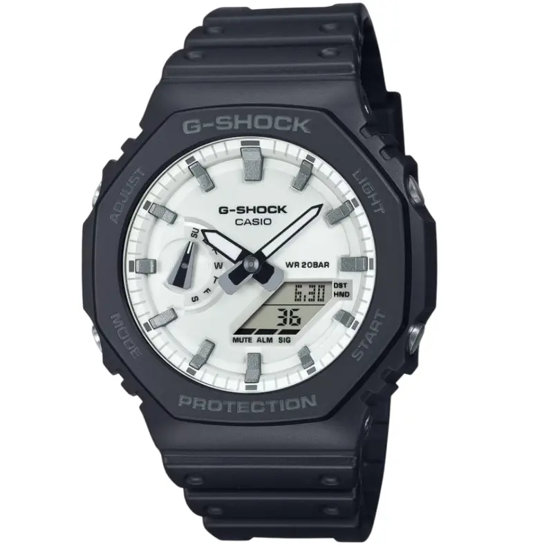 Casio G-Shock Black Resin Strap Men Watch Ga-2100Wd-1Adr 1