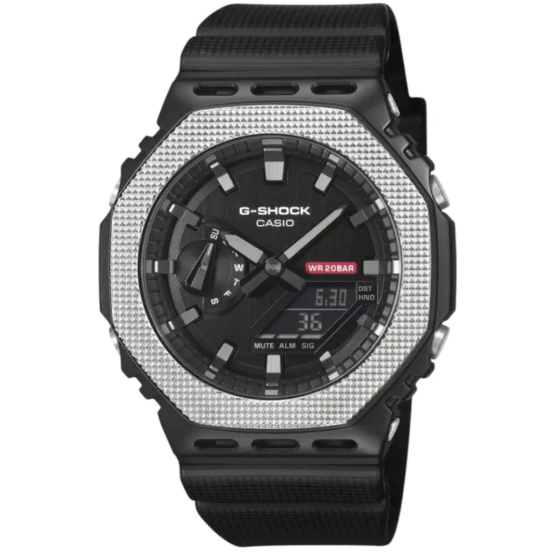 Casio G-Shock Black Resin Strap Men Watch Gm-2100Bm-1Adr 1