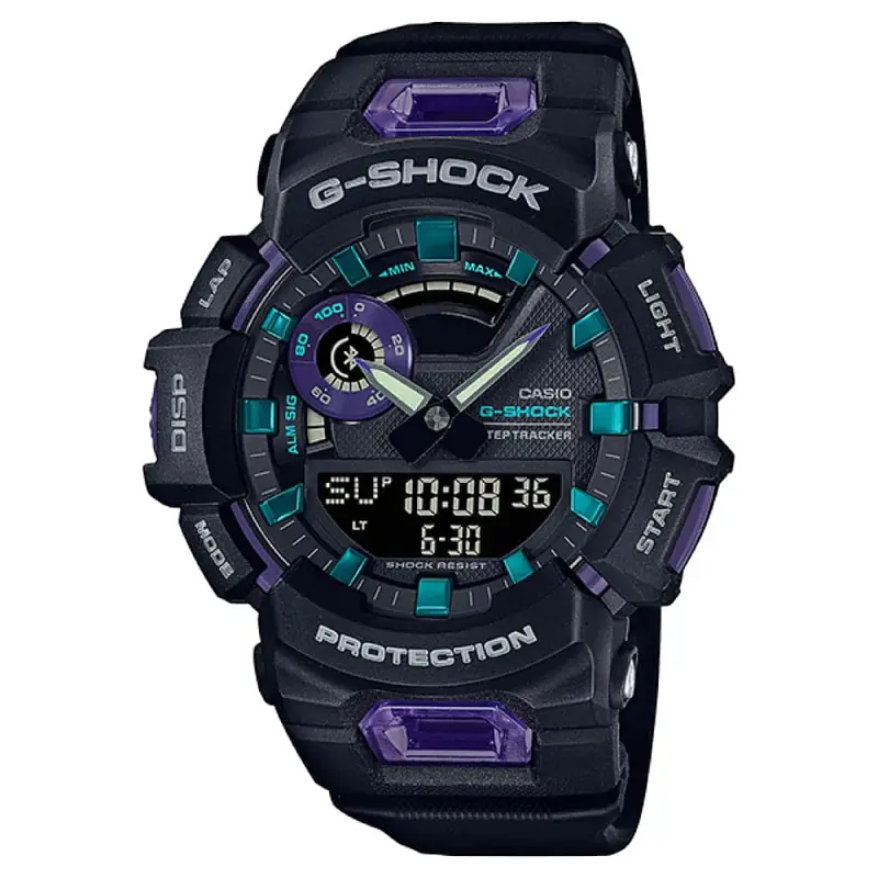 Casio G-Shock Black Resin Strap Men's Watch Gba-900-1A6dr-P 1