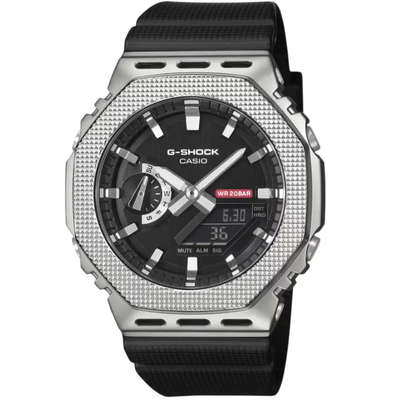 Casio G-Shock Black Resin Strap Men's Watch - Shock Resistant | Gm-2100M-1Adr-P 1