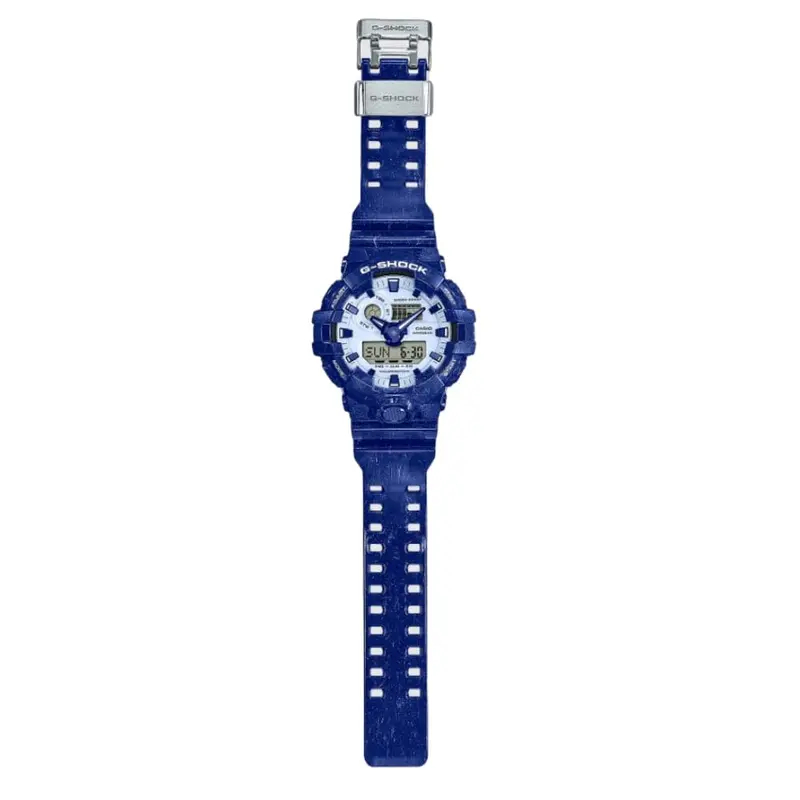 Casio G-Shock Blue Digital-Analogue Resin Strap Men Watch Ga-700Bwp-2Adr 2