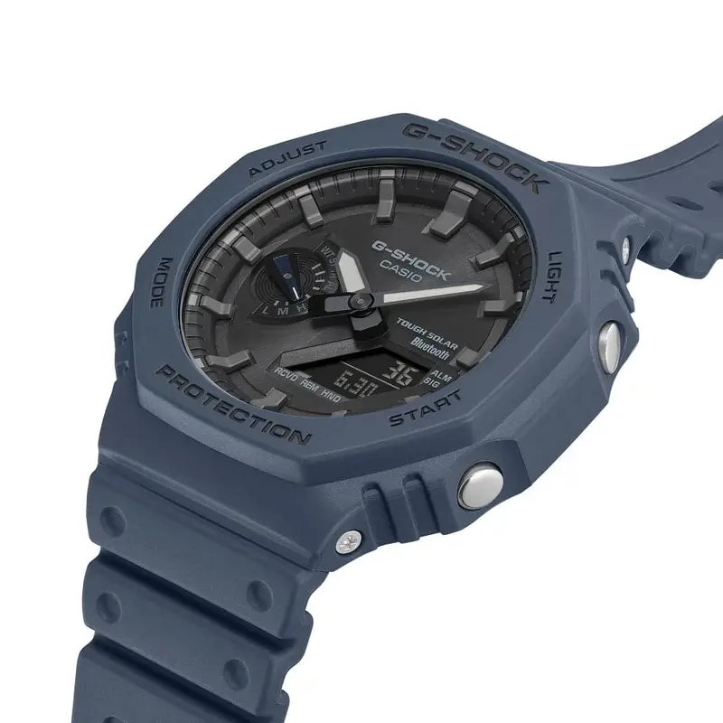 Casio G-Shock Blue Resin Strap Men Watch Ga-B2100-2Adr 2