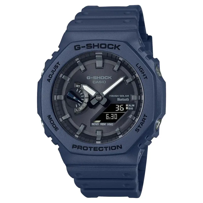 Casio G-Shock Blue Resin Strap Men Watch Ga-B2100-2Adr-P 1