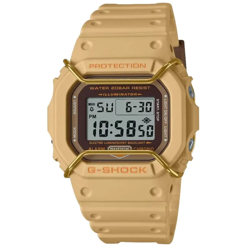 Casio G-Shock Brown Resin Strap Men Watch Dw-5600Pt-5Dr 1
