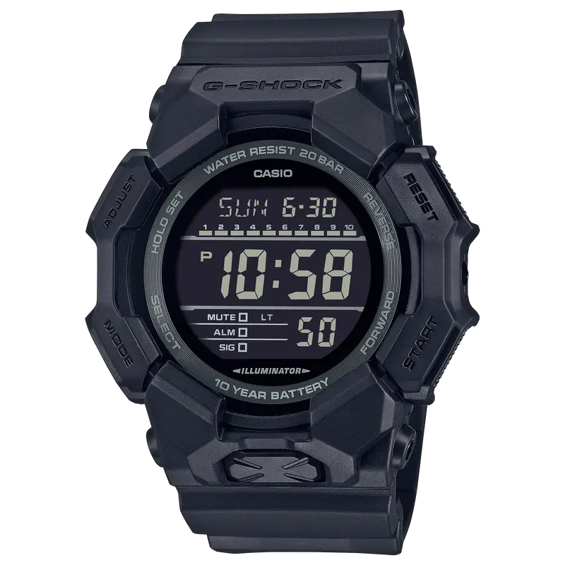 Casio G-Shock Digital All Black Watch Gd-010-1A1dr 1