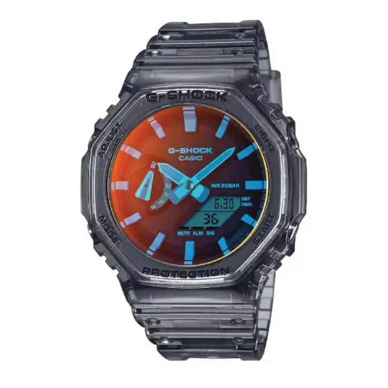 Casio G-Shock Digital Analog Black Resin Strap Ga-2100Tls-8Adr-P 1