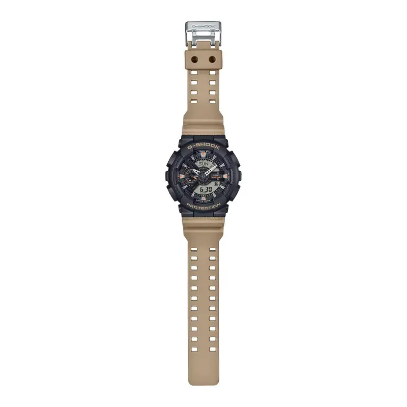 Casio G-Shock Digital-Analog Brown Resin Strap Men's Watch Ga-110Tu-1A5-P 2
