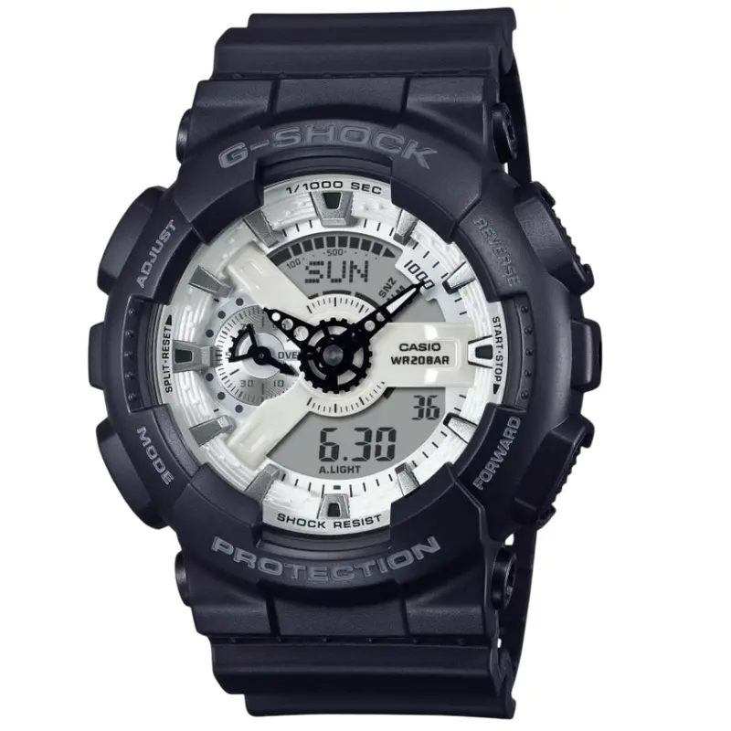 Casio G-Shock Digital-Analogue Black Resin Strap Men Watch Ga-100Wd & Ga-110Wd Series 2