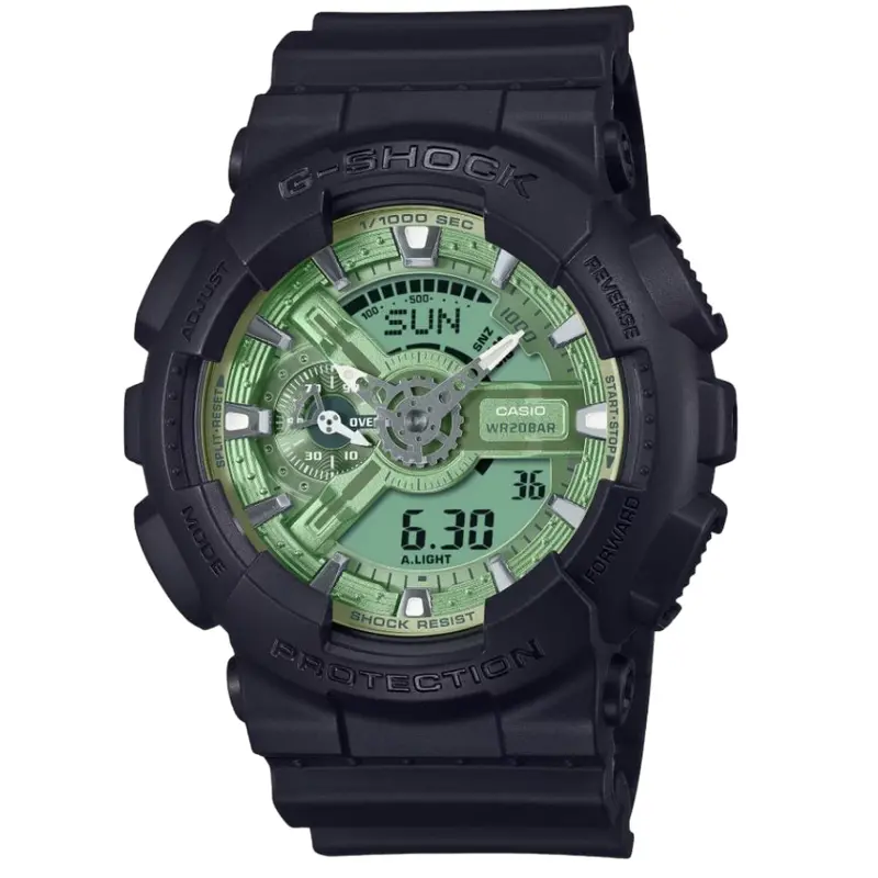 Casio G-Shock Digital-Analogue Black Resin Strap Men Watch Ga-110Cd-1A3dr-P 1
