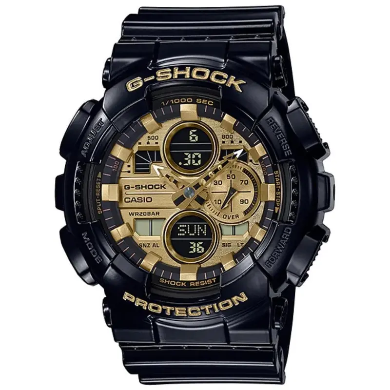 Casio G-Shock Digital-Analogue Black Resin Strap Men Watch Ga-140Gb-1A1dr-P 1