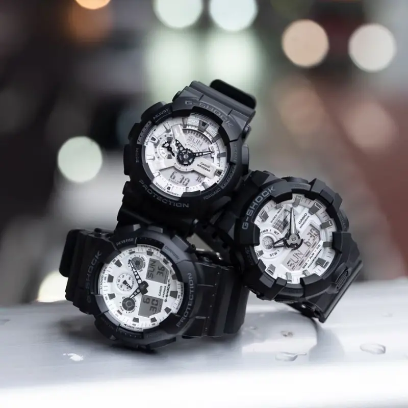 Casio G-Shock Digital-Analogue Black Resin Strap Men Watch Ga-700Wd-1Adr 2
