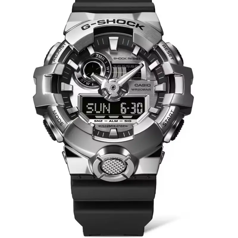 Casio G-Shock Digital-Analogue Black Resin Strap Men Watch Gm-700-1Adr 2