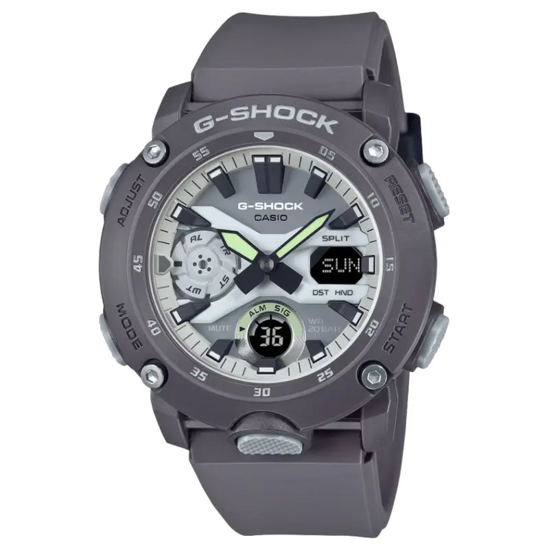 Casio G-Shock Digital-Analogue Gray Resin Strap Men Watch Ga-2000Hd-8Adr 1