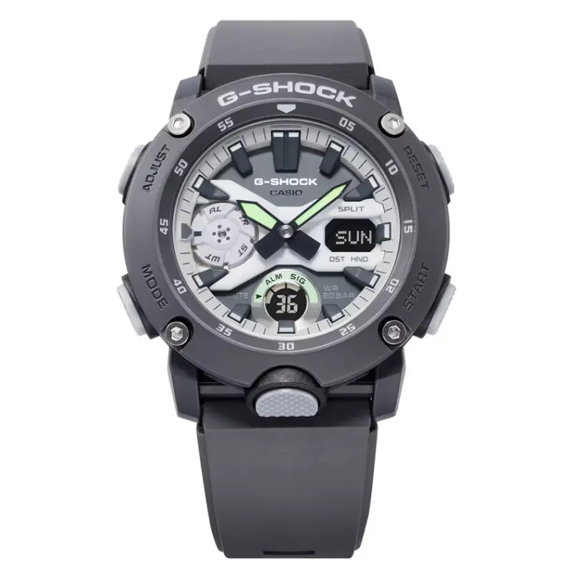 Casio G-Shock Digital-Analogue Gray Resin Strap Men Watch Ga-2000Hd-8Adr 2