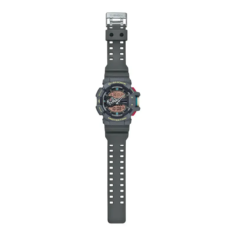 Casio G-Shock Digital-Analogue Gray Resin Strap Men Watch Ga-400Pc-8Adr 2