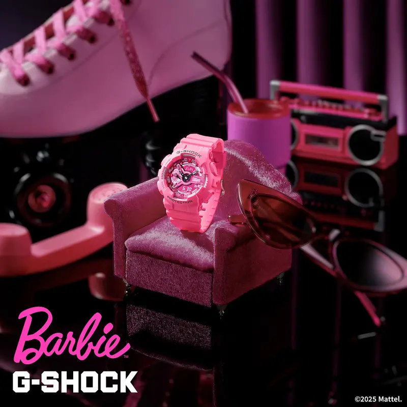Casio G-Shock Digital-Analogue Pink Resin Strap Women Watch Gma-S110be-4Adr-P 1