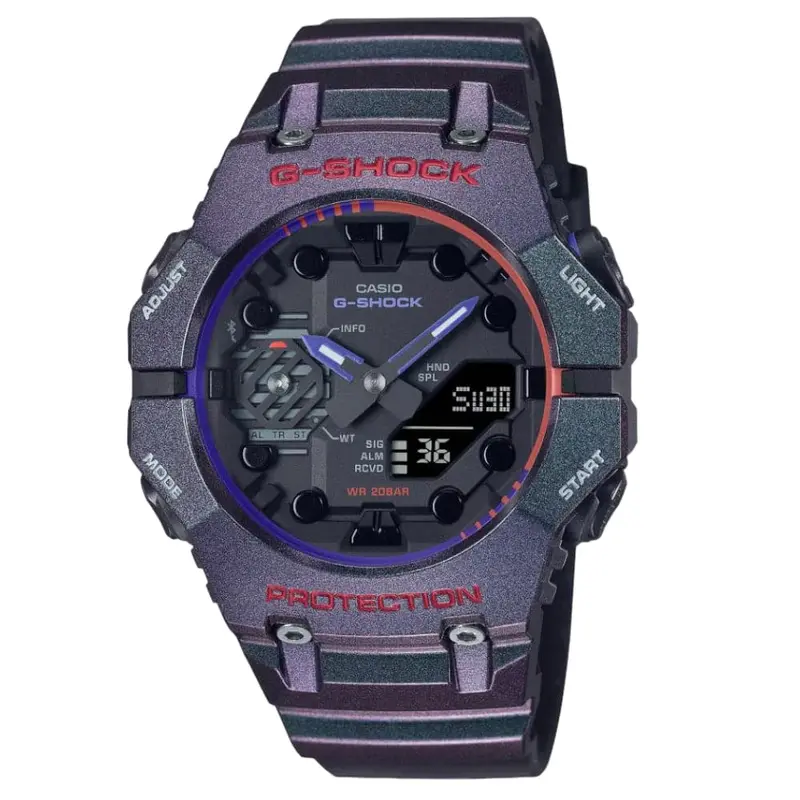 Casio G-Shock Digital-Analogue Purple Resin Strap Men Watch Ga-B001ah-6Adr 1