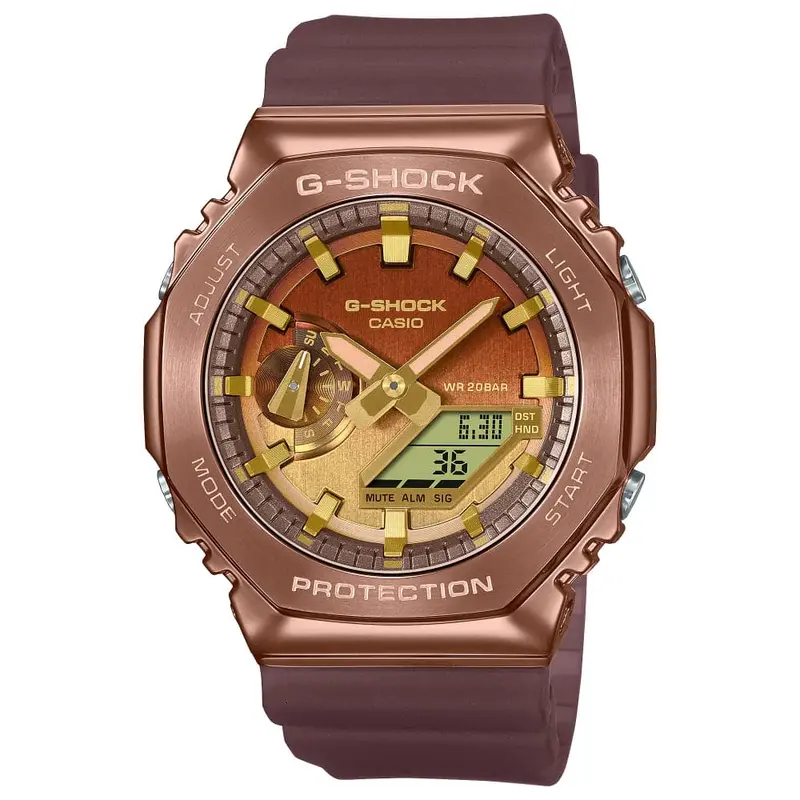 Casio G-Shock Digital-Analogue Resin Strap Men Watch Gm-2100Cl-5Adr-P 1