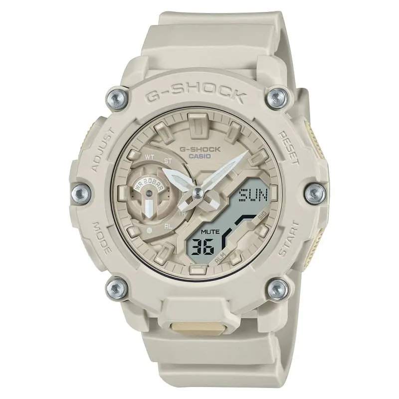 Casio G-Shock Digital-Analogue Resin Strap Unisex Watch Ga-2200Nc-7Adr 1