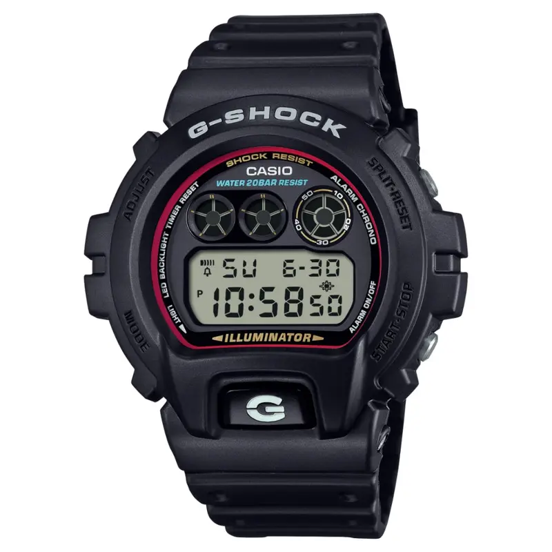 Casio G-Shock Digital Black And Red Watch Dw-6900Rl-1Dr-P 1