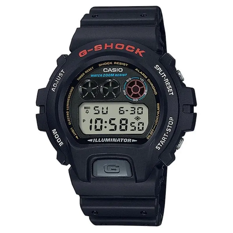 Casio G-Shock Digital Black Resin Strap Men Watch Dw-6900-1Vdr-P 1