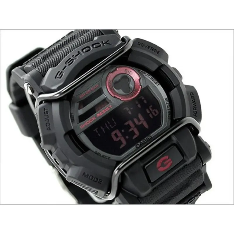 Casio G-Shock Digital Black Resin Strap Men Watch Gd-400-1Dr-P 2