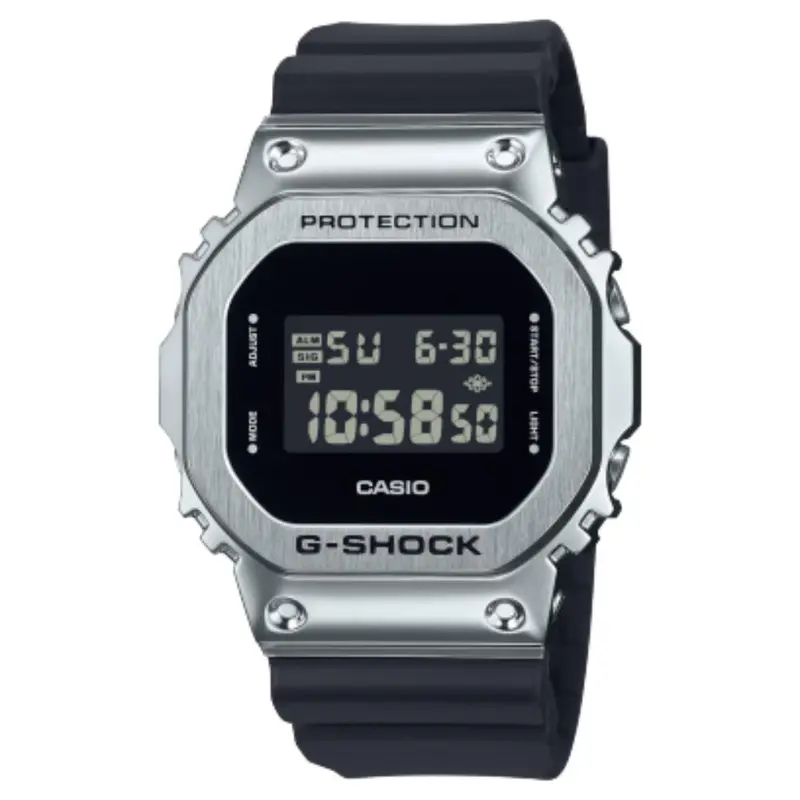 Casio G-Shock Digital Black Resin Strap Shock Resistant Men's Watch Gm-5600U-1Dr-P 1
