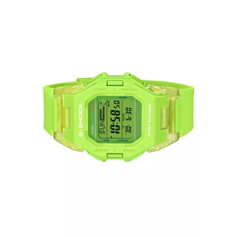 Casio G-Shock Digital Bluetooth Connects Green Resin Strap Men's Watch Gd-B500s-3Dr 2