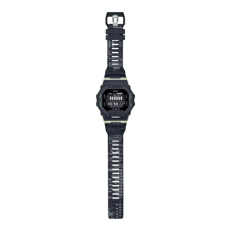 Casio G-Shock Digital G-Squad Black Resin Strap Men Watch Gbd-200Lm-1Dr 2