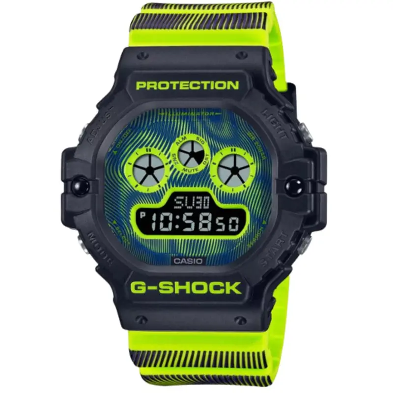 Casio G-Shock Digital Green Resin Strap Men Watch Dw-5900Td-9Dr 1