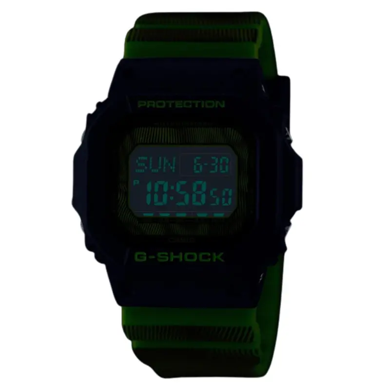 Casio G-Shock Digital Green Resin Strap Men Watch Dw-D5600td-3Dr-P 2
