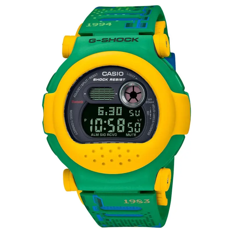 Casio G-Shock Digital Green Resin Strap Men Watch G-B001rg-3Dr 1