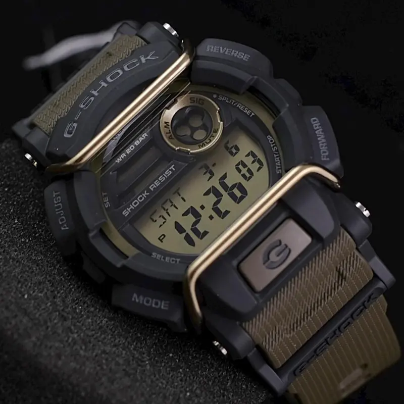 Casio G-Shock Digital Green Resin Strap Men Watch Gd-400-9Dr-P 1