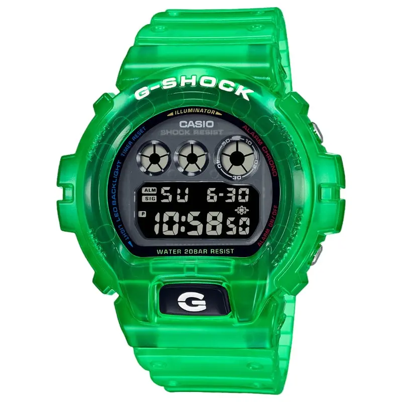 Casio G-Shock Digital Green Resin Strap Unisex Watch Dw-6900Jt-3Dr 1