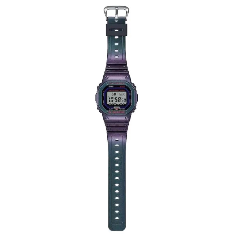 Casio G-Shock Digital Purple Resin Strap Unisex Watch Dw-B5600ah-6Dr 2