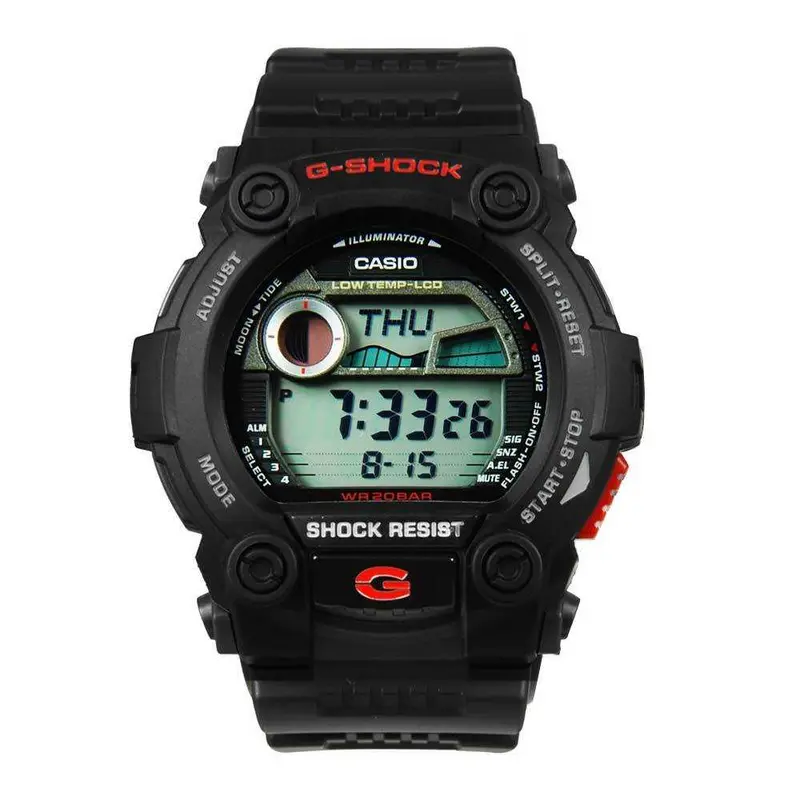 Casio G-Shock Digital Quartz Shock Resistant Black Resin Men's Watch G-7900-1Dr 1